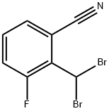 Benzonitrile, 2-(dibromomethyl)-3-fluoro- Structural