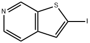 Thieno[2,3-c]pyridine, 2-iodo- Structural