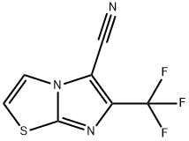 Imidazo[2,1-b]thiazole-5-carbonitrile, 6-(trifluoromethyl)- Structural