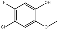 Phenol, 4-chloro-5-fluoro-2-methoxy- Structural