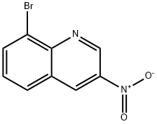 Quinoline, 8-bromo-3-nitro- Structural