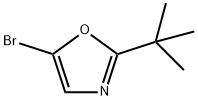 Oxazole, 5-bromo-2-(1,1-dimethylethyl)- Structural