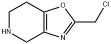 Oxazolo[4,5-c]pyridine, 2-(chloromethyl)-4,5,6,7-tetrahydro- Structural