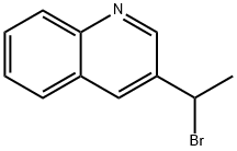 Quinoline, 3-(1-bromoethyl)- Structural
