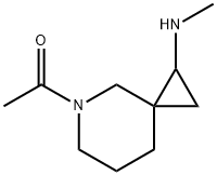 Ethanone, 1-[1-(methylamino)-5-azaspiro[2.5]oct-5-yl]- Structural