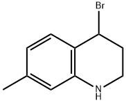 Quinoline, 4-bromo-1,2,3,4-tetrahydro-7-methyl- Structural