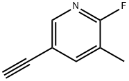 Pyridine, 5-ethynyl-2-fluoro-3-methyl- Structural