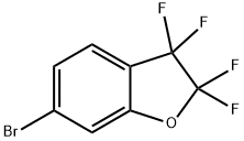 Benzofuran, 6-bromo-2,2,3,3-tetrafluoro-2,3-dihydro- Structural