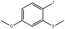 Benzene, 1-iodo-4-methoxy-2-(methylthio)- Structural