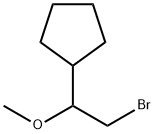 Cyclopentane, (2-bromo-1-methoxyethyl)- Structural