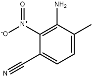 Benzonitrile, 3-amino-4-methyl-2-nitro- Structural
