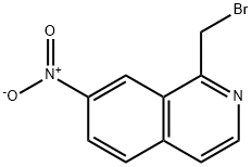 Isoquinoline, 1-(bromomethyl)-7-nitro- Structural