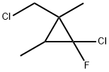 Cyclopropane, 1-chloro-2-(chloromethyl)-1-fluoro-2,3-dimethyl- Structural