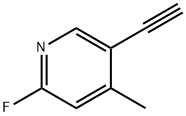 Pyridine, 5-ethynyl-2-fluoro-4-methyl- Structural