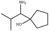 Cyclopentanol, 1-(1-amino-2-methylpropyl)- Structural