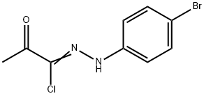 Propanehydrazonoyl chloride, N-(4-bromophenyl)-2-oxo- Structural
