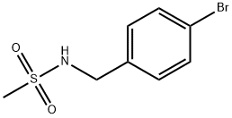 Methanesulfonamide, N-[(4-bromophenyl)methyl]- Structural