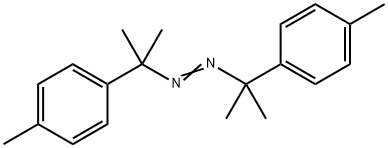 Diazene, 1,2-bis[1-methyl-1-(4-methylphenyl)ethyl]- Structural