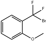 Benzene, 1-(bromodifluoromethyl)-2-methoxy- Structural