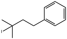 Benzene, (3-iodo-3-methylbutyl)- Structural