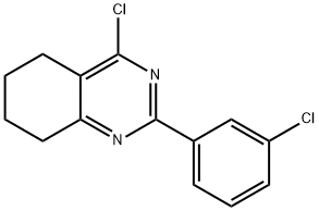Quinazoline, 4-chloro-2-(3-chlorophenyl)-5,6,7,8-tetrahydro- Structural