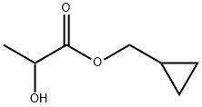 Propanoic acid, 2-hydroxy-, cyclopropylmethyl ester Structural