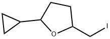 Furan, 2-cyclopropyltetrahydro-5-(iodomethyl)- Structural