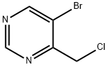 Pyrimidine, 5-bromo-4-(chloromethyl)- Structural