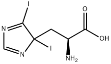Histidine, 4,5-diiodo- Structural