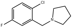 Pyrrolidine, 1-[(2-chloro-5-fluorophenyl)methyl]- Structural