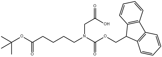 Pentanoic acid, 5-[(carboxymethyl)[(9H-fluoren-9-ylmethoxy)carbonyl]amino]-, 1-(1,1-dimethylethyl) ester