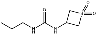 Urea, N-(1,1-dioxido-3-thietanyl)-N'-propyl- Structural