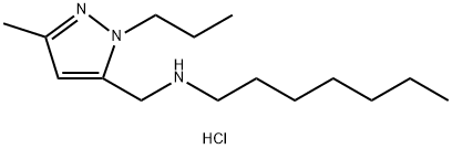 heptyl[(3-methyl-1-propyl-1H-pyrazol-5-yl)methyl]amine Structural