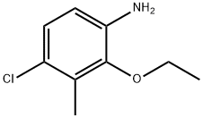 Benzenamine, 4-chloro-2-ethoxy-3-methyl- Structural