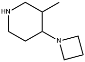 Piperidine, 4-(1-azetidinyl)-3-methyl- Structural