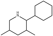 Piperidine, 2-cyclohexyl-3,5-dimethyl- Structural