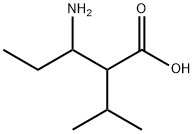 Pentanoic acid, 3-amino-2-(1-methylethyl)- Structural
