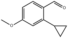 Benzaldehyde, 2-cyclopropyl-4-methoxy- Structural