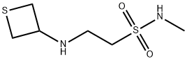 Ethanesulfonamide, N-methyl-2-(3-thietanylamino)- Structural