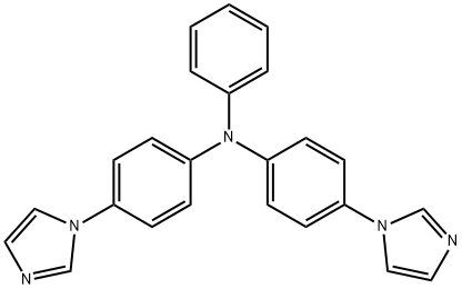 N-(4-(1H-imidazol-1-yl)phenyl)-4-(1H-imidazol-1-yl)-N-phenylaniline Structural