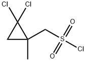 Cyclopropanemethanesulfonyl chloride, 2,2-dichloro-1-methyl- Structural