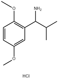 Benzenemethanamine, 2,5-dimethoxy-α-(1-methylethyl)-, hydrochloride (1:1) Structural