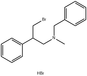 benzyl(3-bromo-2-phenylpropyl)methylamine hydrobromide Structural