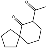 Spiro[4.5]decan-6-one, 7-acetyl- Structural