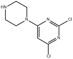 Pyrimidine, 2,4-dichloro-6-(1-piperazinyl)-