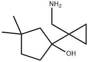 Cyclopentanol, 1-[1-(aminomethyl)cyclopropyl]-3,3-dimethyl- Structural