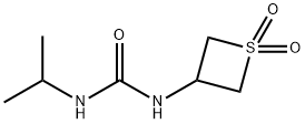 Urea, N-(1,1-dioxido-3-thietanyl)-N'-(1-methylethyl)- Structural