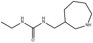 Urea, N-ethyl-N'-[(hexahydro-1H-azepin-3-yl)methyl]- Structural