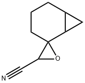 Spiro[bicyclo[4.1.0]heptane-2,2'-oxirane]-3'-carbonitrile Structural
