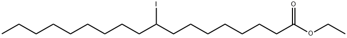 Octadecanoic acid, 9-iodo-, ethyl ester Structural